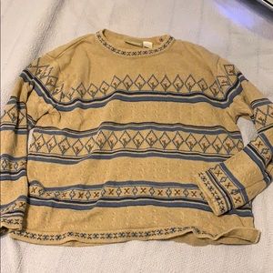 Vintage style floral sweater